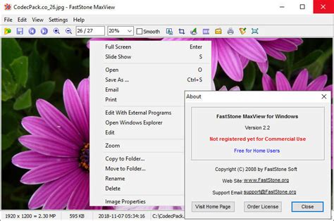 Free update of Portable Faststone Maxview 3.0